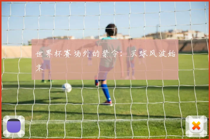 世界杯赛场外的禁令:买球风波始末