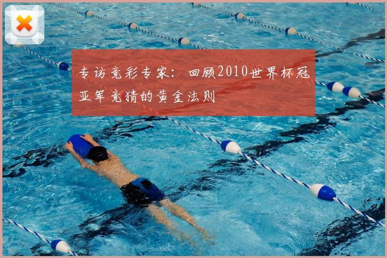 专访竞彩专家:回顾2010世界杯冠亚军竞猜的黄金法则