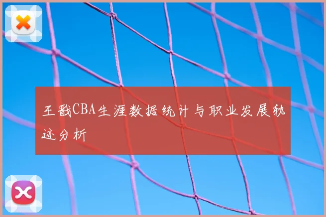 王戬CBA生涯数据统计与职业发展轨迹分析