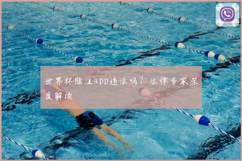 世界杯赌注app违法吗?法律专家深度解读