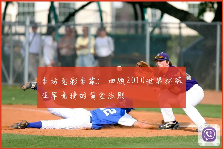 专访竞彩专家：回顾2010世界杯冠亚军竞猜的黄金法则